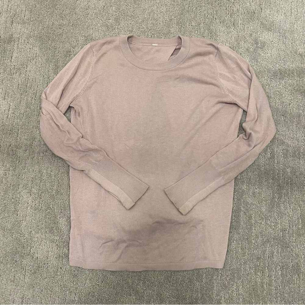 Bring it backbend sweater porcelain pink